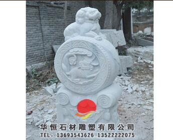 石雕門墩定制石雕工藝華恒石材雕塑廠家各式石質(zhì)石雕門墩