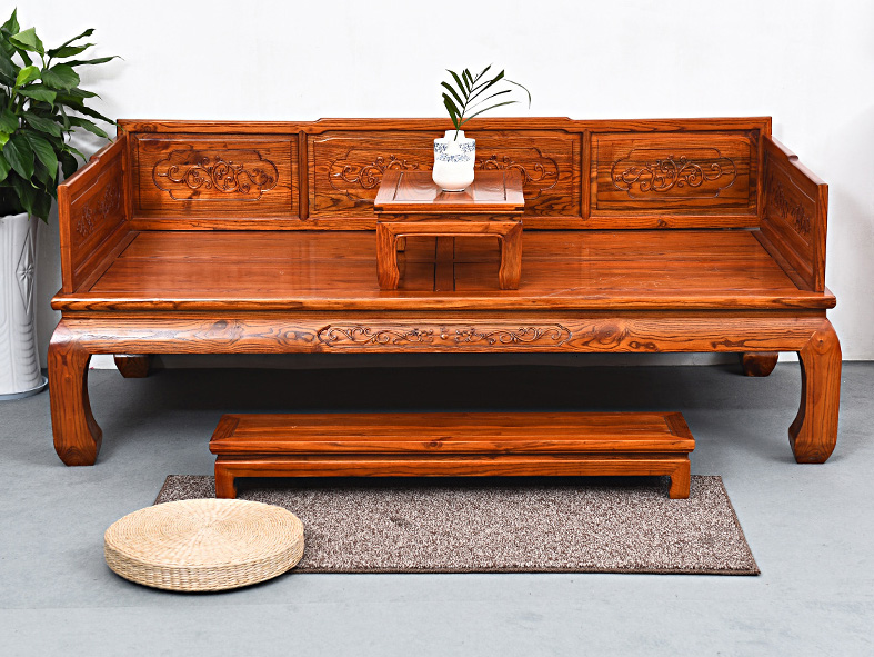 衡水老榆木羅漢床批發(fā)零售 老榆木羅漢床，實木羅漢床批發(fā)