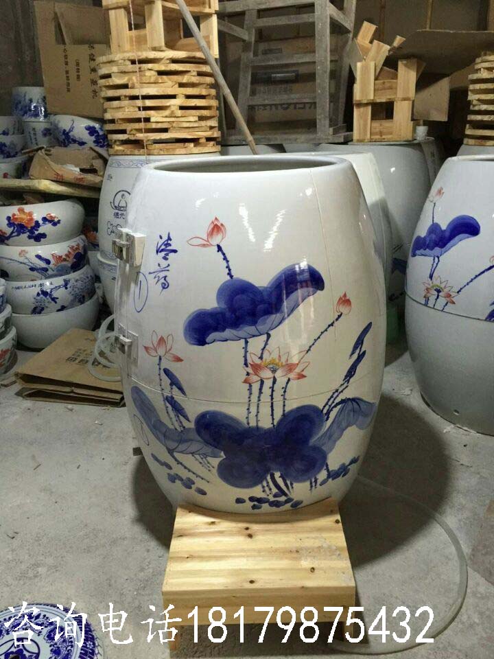 和天下活瓷能量養(yǎng)生翁樽托瑪琳電氣石汗蒸甕