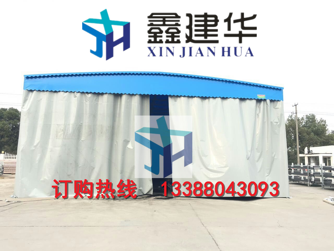 彩棚推拉蓬移動(dòng)帳篷移動(dòng)伸縮雨棚布