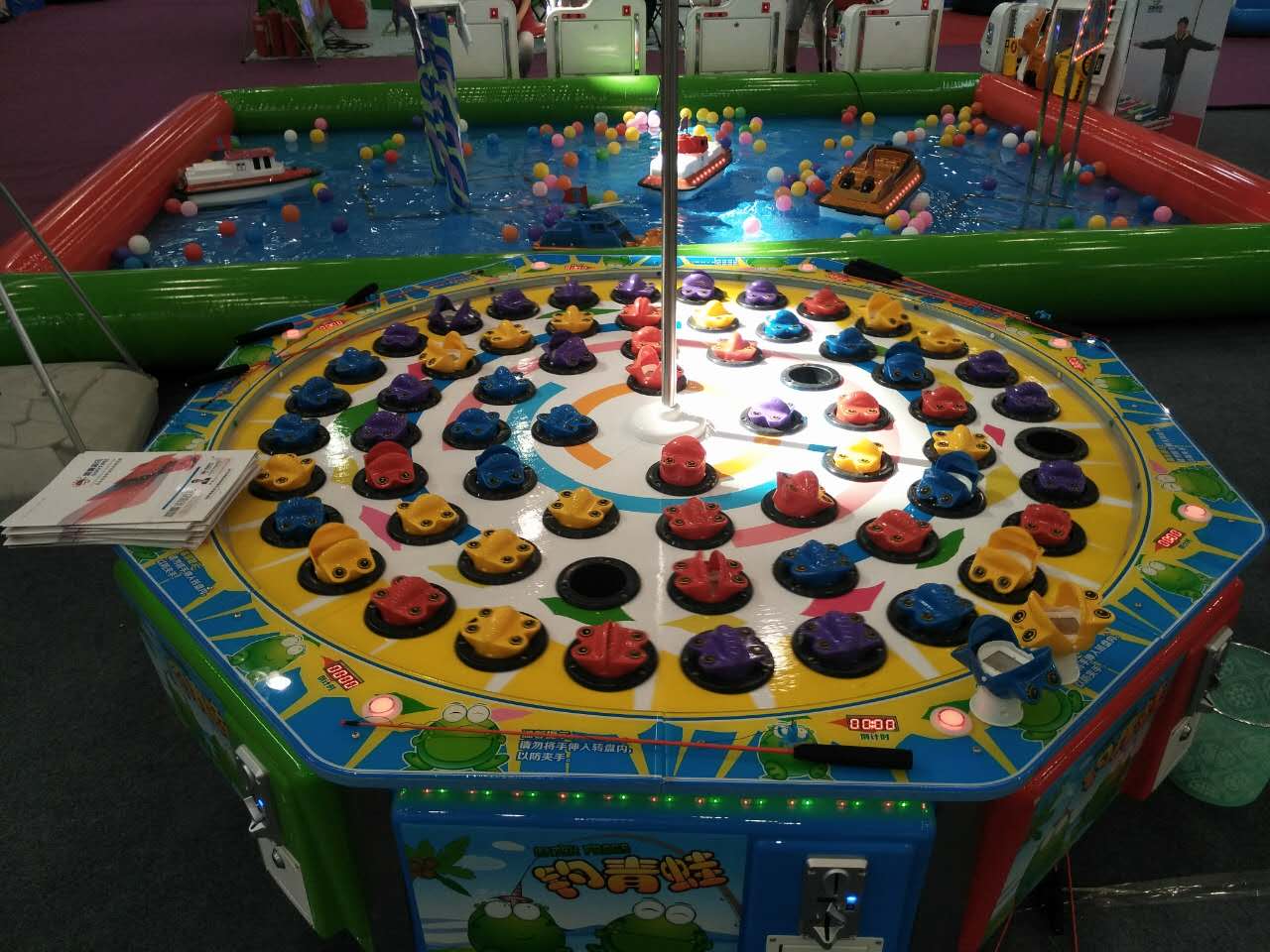 兒童游樂釣青蛙機(jī)廠家批發(fā) 室內(nèi)游樂釣青蛙機(jī) 兒童釣青蛙機(jī)