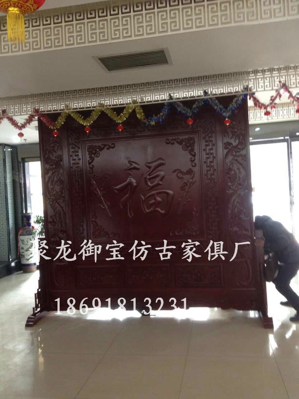 西安古典屏風 家居屏風 仿古屏風