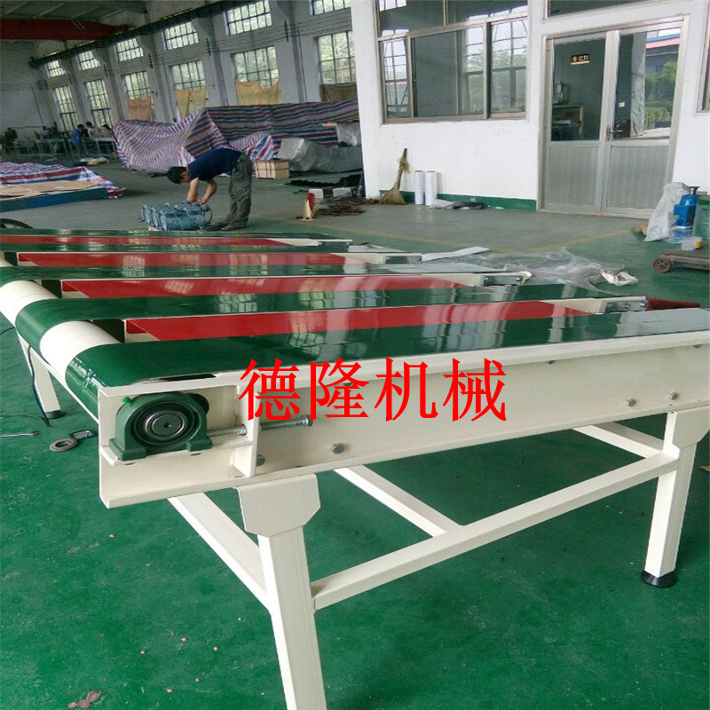 工業(yè)傳送帶皮帶輸送機生產(chǎn)流水線工作臺快遞輸送帶小型傳送機