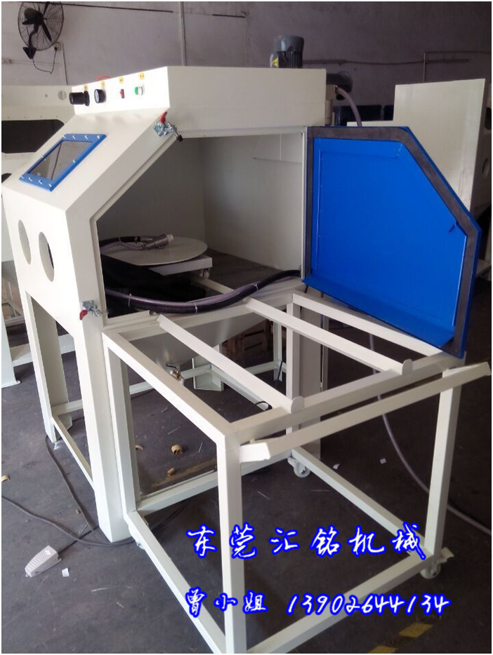 模具*1010型推車轉(zhuǎn)盤噴砂機 可按要求訂做