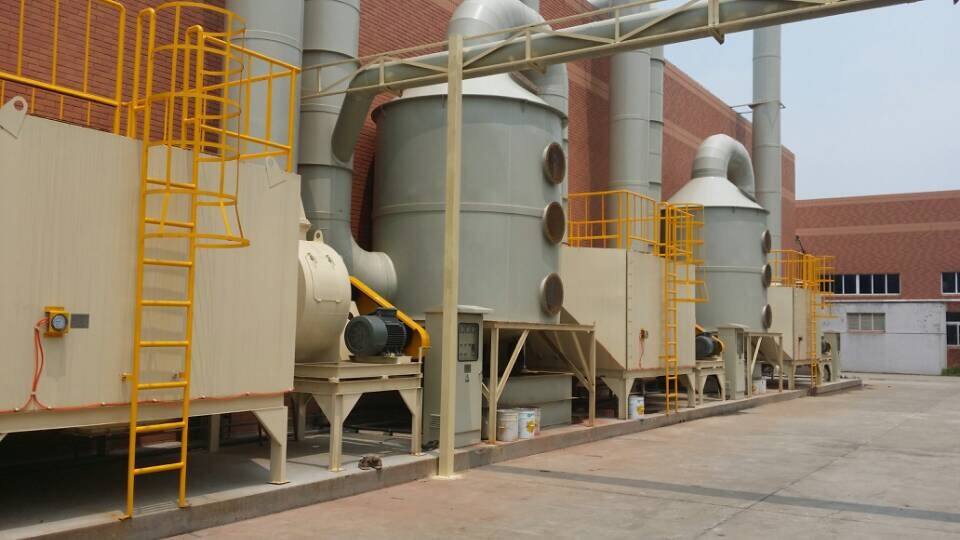 *噴淋塔式漆霧處理器