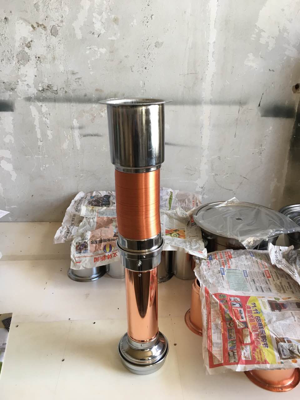 韓式自助燒烤伸縮排煙管