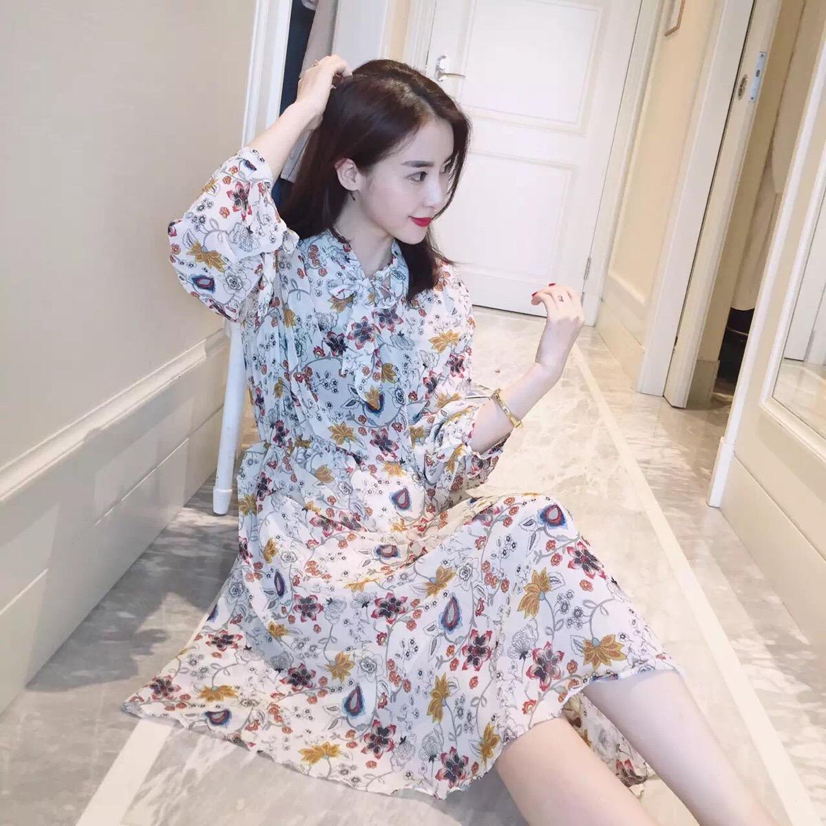 長款碎花裙長款碎花裙女夏