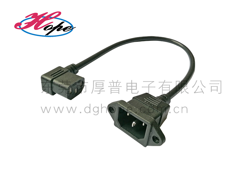 厚普*電源線廠家直銷三插孔電源線