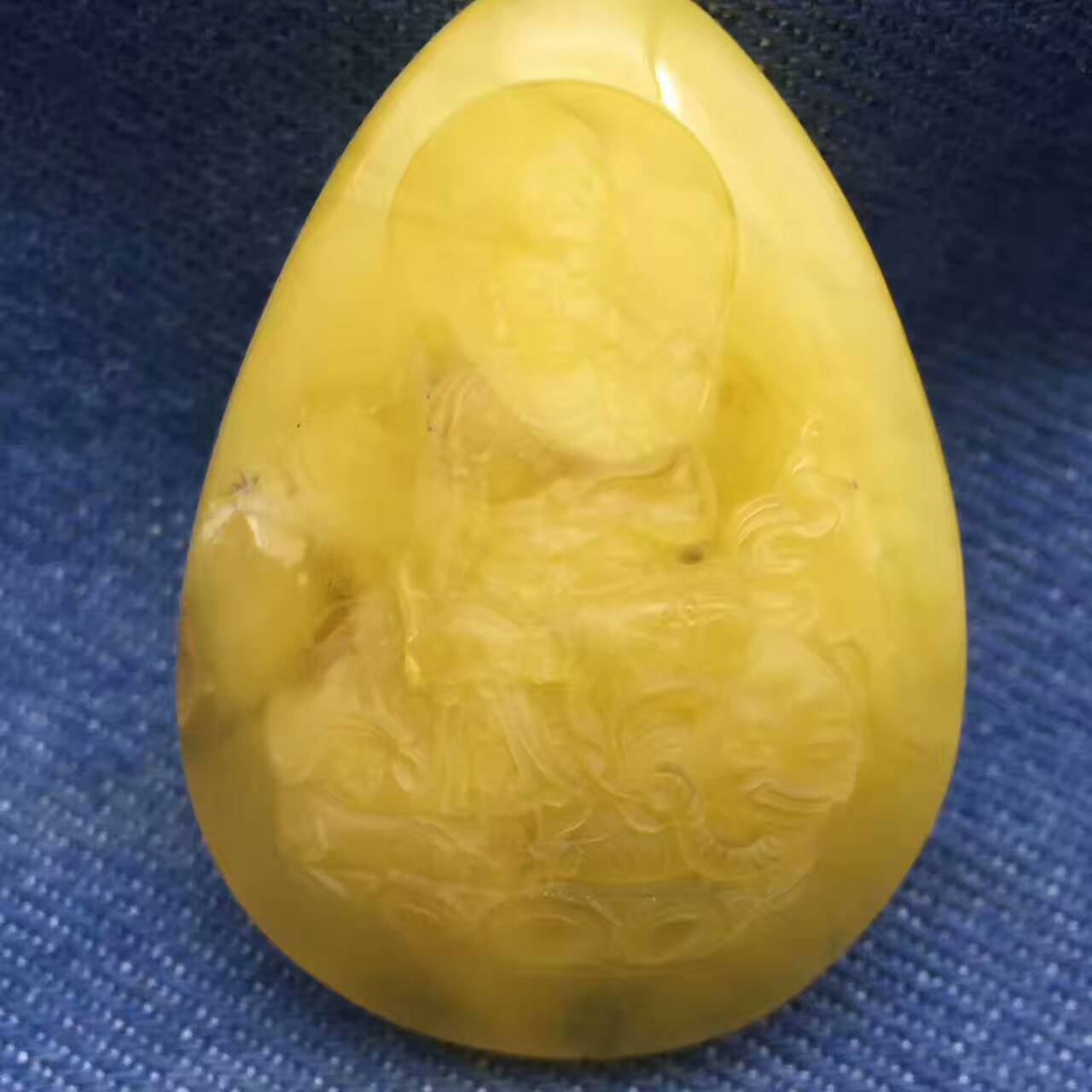 藝緣琥珀-文殊菩薩吊墜