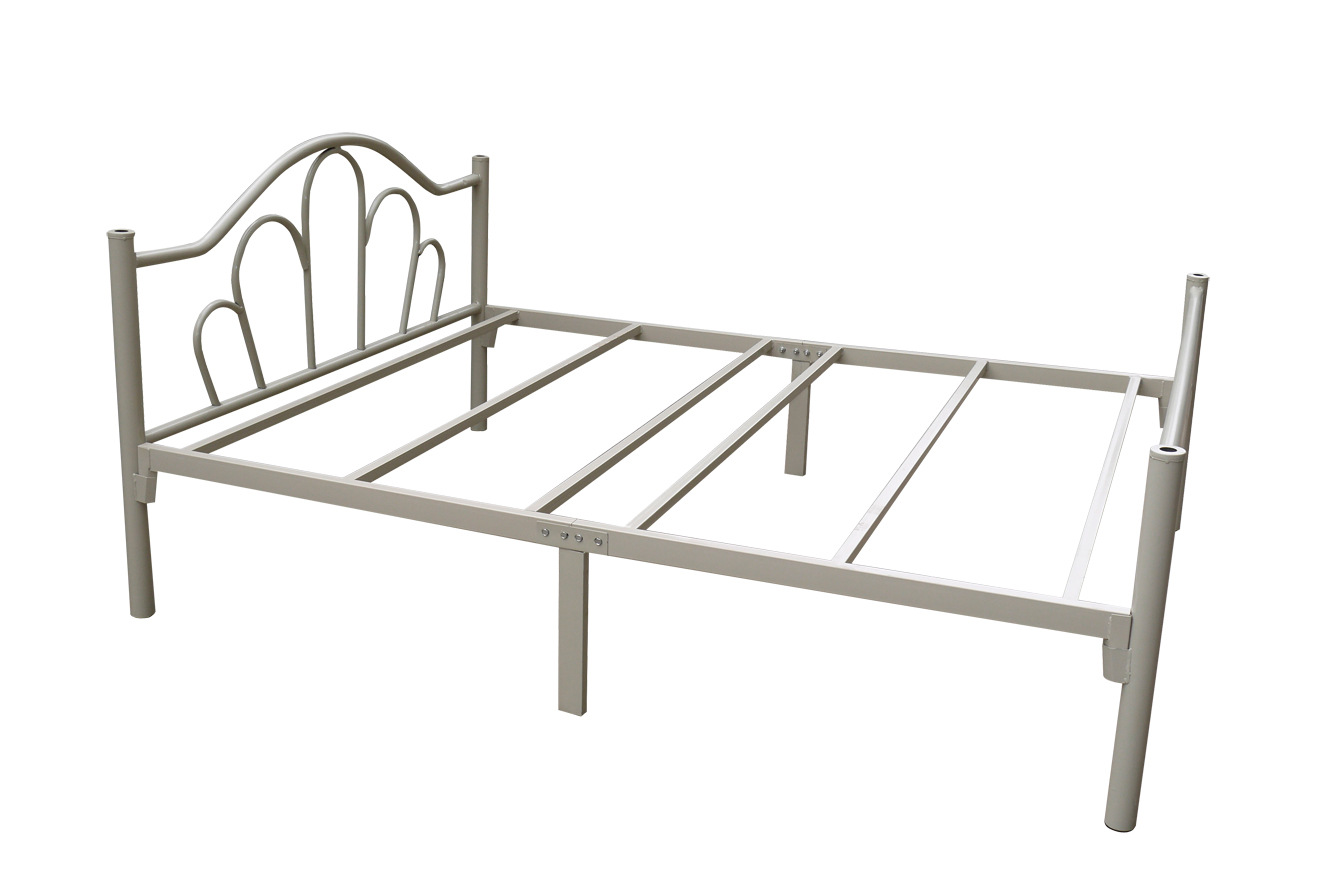 @單層田園文藝鐵質(zhì)鐵架床