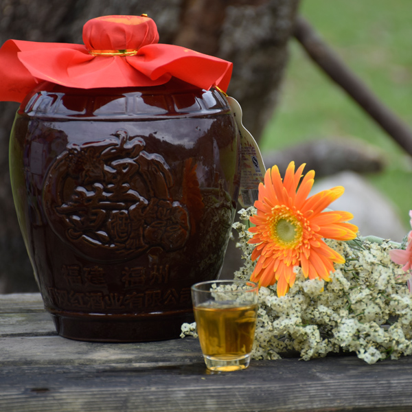 壇裝山里黃酒紅標(biāo)干型客家黃酒福建青紅酒1500ml