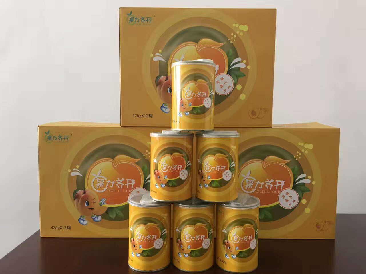 果力齊開 果力齊開黃桃罐頭