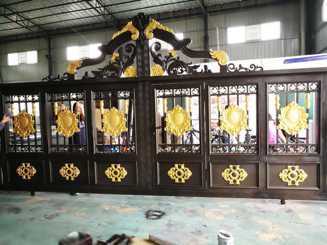 佛山鑄鋁別墅大門定制廠@專業(yè)生產(chǎn)制造別墅大門廠家@鑄鋁別墅門價格