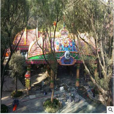 卡通門(mén)面樹(shù)脂擺件  大型形象擺件定制  卡通人物廣告雕塑擺件