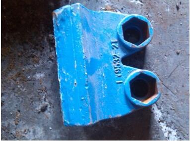 廠家批發(fā) 黎明重工山啟9532拋料頭 制砂機配件耐磨件 合金拋料