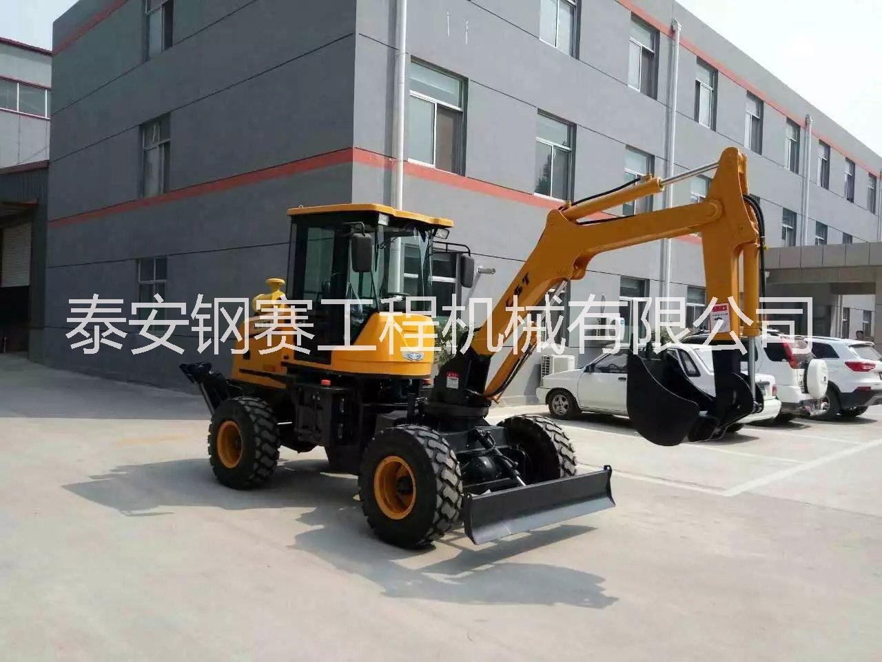鋼賽30輪式挖掘機(jī)小型抓木機(jī)