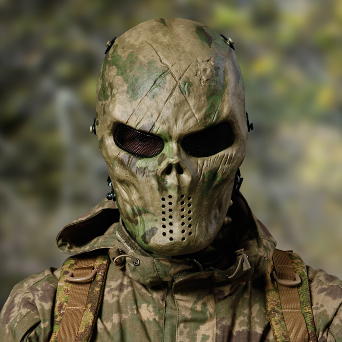 M06 酋長新款M06惡煞2戶外迷彩面具