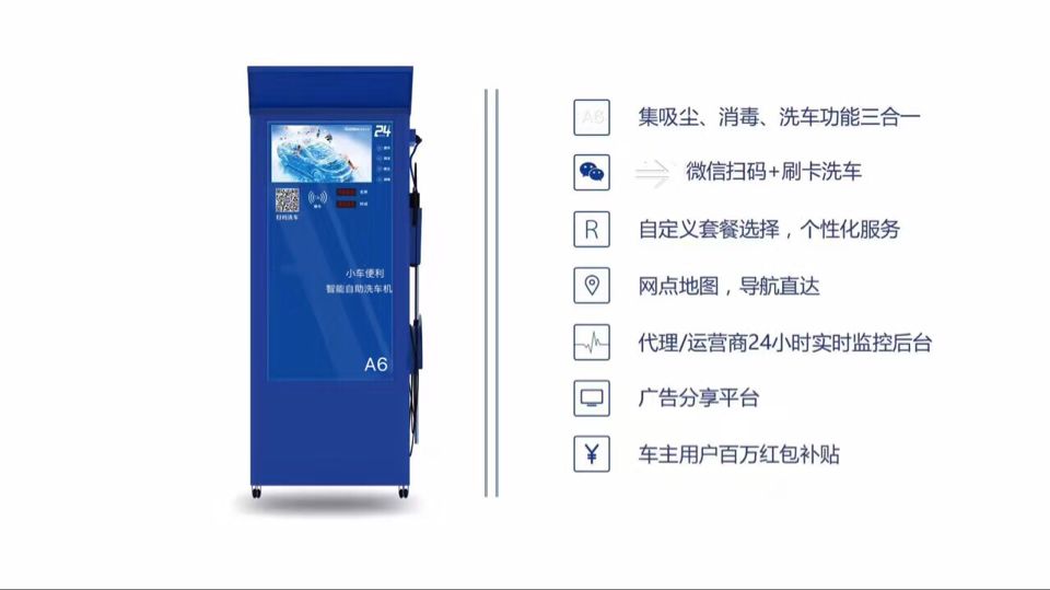 小車便利智能自助洗車機(jī)代工