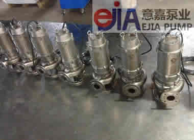 QWP不銹鋼排污泵|無堵塞排污泵|不銹鋼潛水排污泵