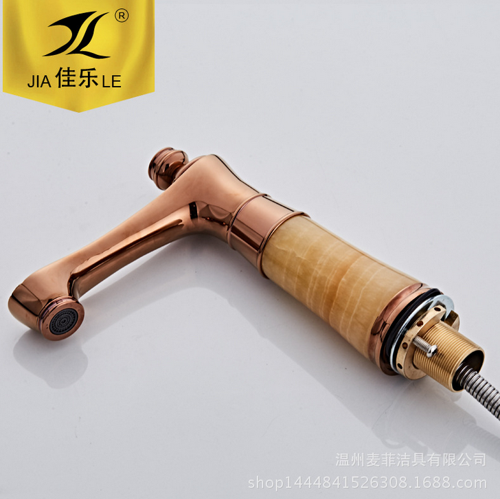 歐式玉石洗臉盆三件套水龍頭 水龍頭價格