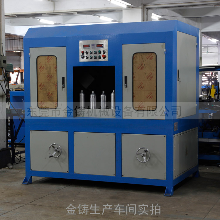 廣東自動(dòng)拋光機(jī) 兩磨頭圓柱罐體外圓自動(dòng)拋光機(jī)_金鑄機(jī)械