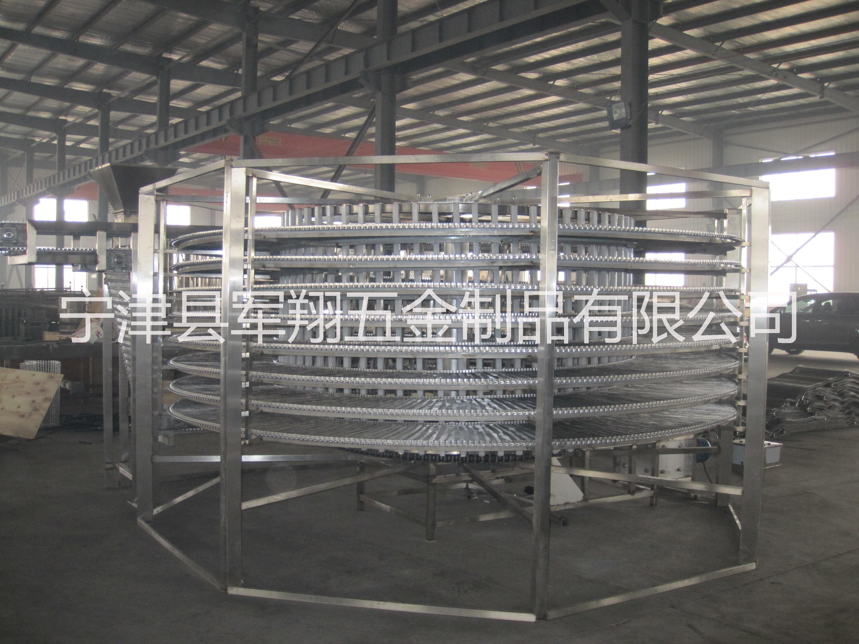 食品用面包螺旋型輸送帶 食品用面包螺旋型輸送帶鏈板旋轉(zhuǎn)塔