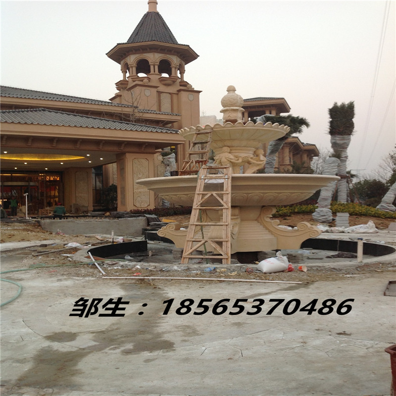 砂巖噴泉_歐式砂巖噴泉流水_城市廣場砂巖噴泉水景裝飾小品擺件