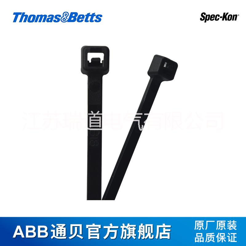 ThomasBetts扎帶ThomasBetts SKT160-80X 2.5*160黑色 Speckon尼龍扎帶