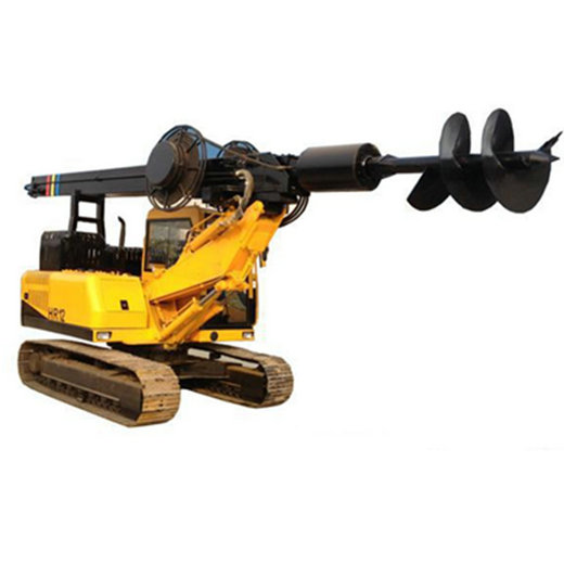 山東廠(chǎng)家HG-300L履帶式光伏打樁機(jī) 螺旋打樁機(jī) 小型螺旋鉆機(jī)