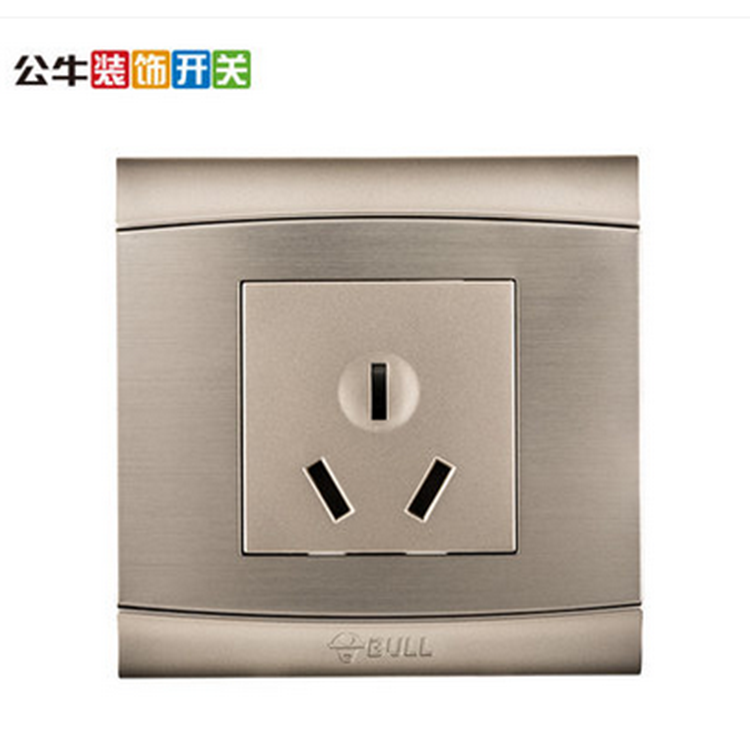 公牛開關(guān)插座 三孔空調(diào)插座16A大功率86型墻壁面板G19U6香 公牛三孔空調(diào)插座 公牛三孔空調(diào)插座報價
