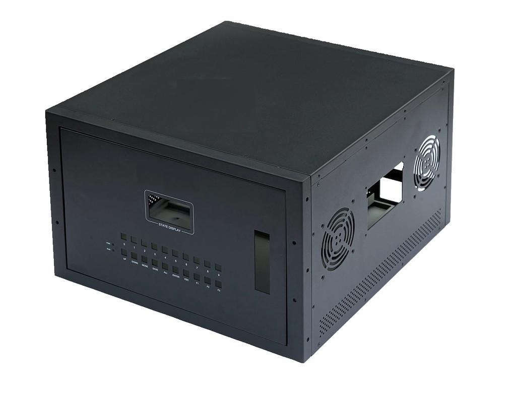 加工訂制黑色鈑金機(jī)箱外殼 量大從優(yōu)