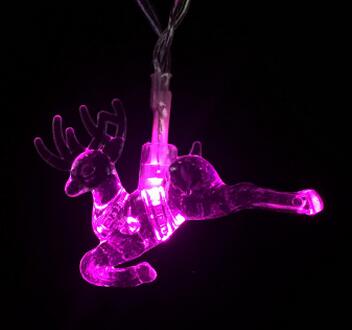led*彩燈 圣誕小鹿燈串批發(fā) 電池?zé)羰フQ系列裝飾閃燈