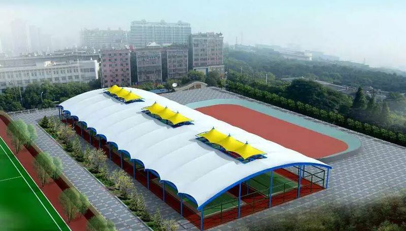 膜結(jié)構(gòu)停車棚 泉州膜結(jié)構(gòu)停車棚