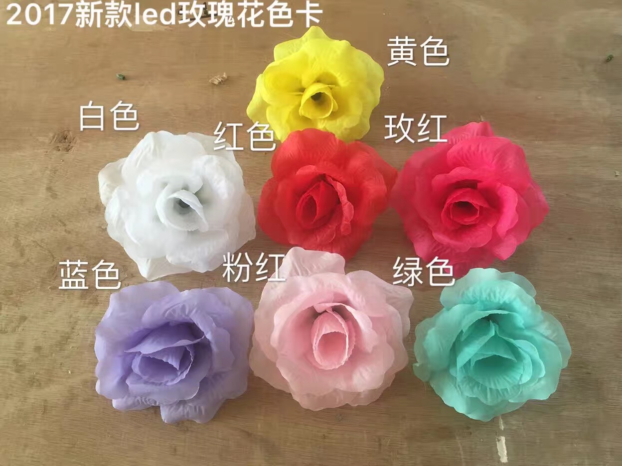 LED發(fā)光玫瑰花 玫瑰花燈 發(fā)光玫瑰花海