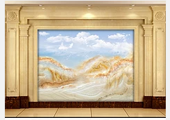 佛山博立可 石材羅馬柱高溫微晶石