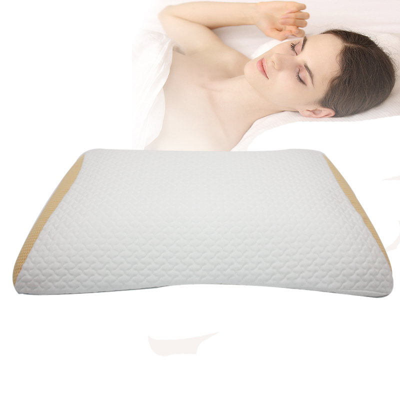 批發(fā) 蝶形護(hù)頸記憶枕 記憶綿護(hù)頸枕 男款記憶枕 親水綿枕頭