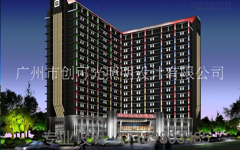 城市夜景|城市辦公樓建城市夜景設計