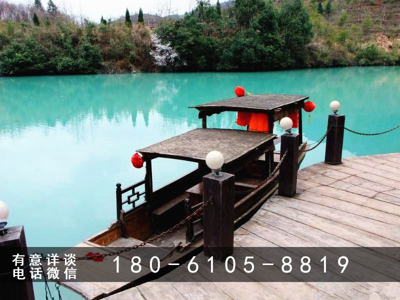 廠家出售木船景區(qū)觀光船中式旅游船 木船廠家