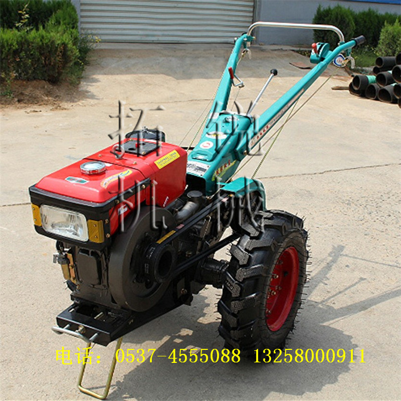 利辛帶電啟動手扶拖拉機 拓銳微耕機 旋耕除草機 田園管理機