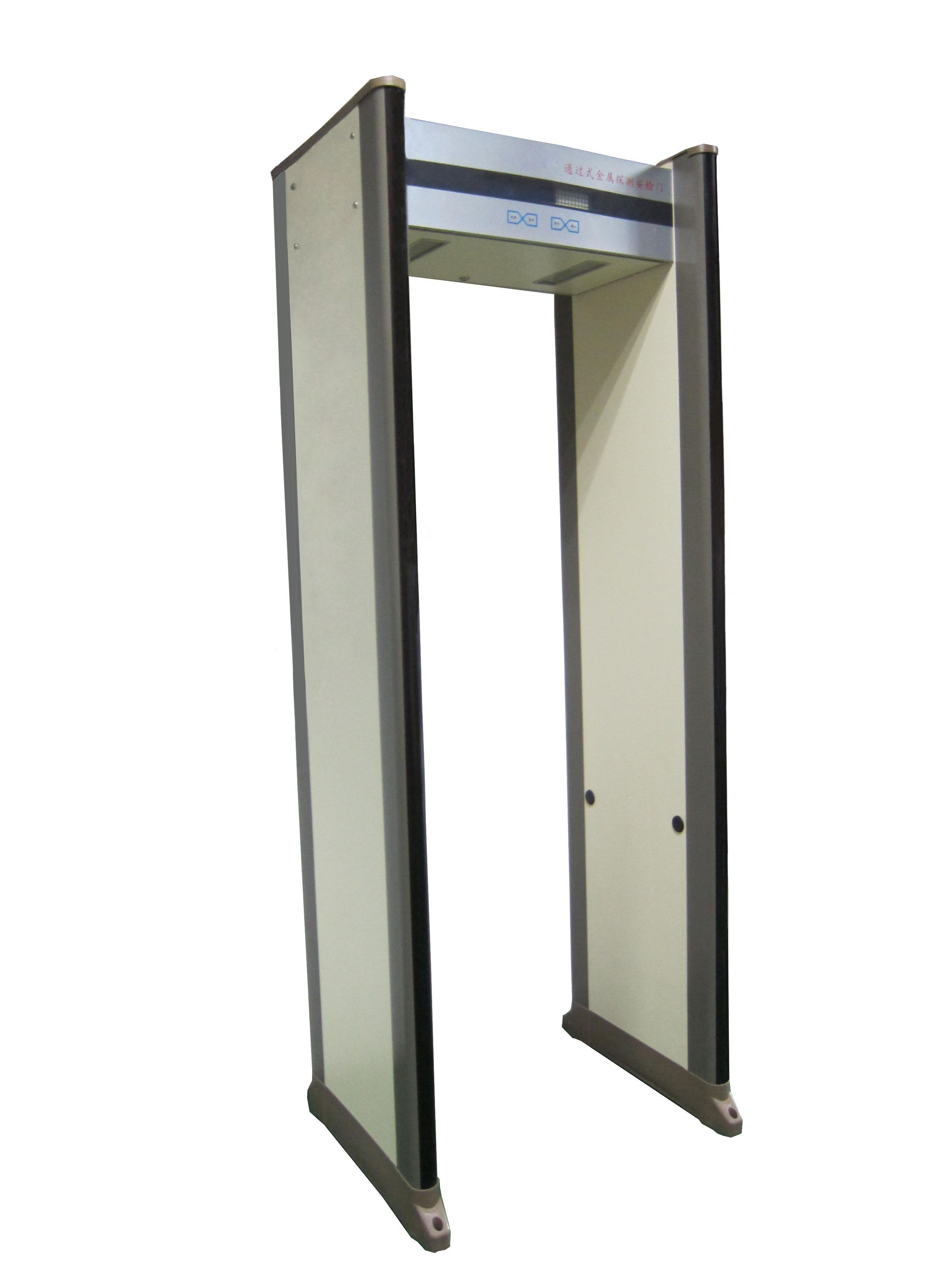 安檢門品牌廠家供應室內(nèi)高端金屬安檢門、三十三區(qū)LCD液晶金屬探測安檢門