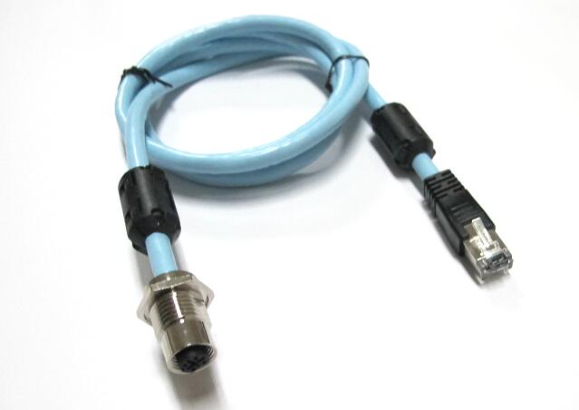 M12預(yù)鑄成型單端雙端電纜連接器