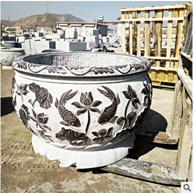 石頭魚缸青石仿古石雕花盆大理石 石雕花盆廠家 石雕花盆批發(fā) 石雕花盆供應商