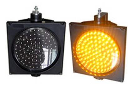 太陽能黃閃紅慢燈LED圓形信號慢 太陽能黃閃紅慢燈LED燈