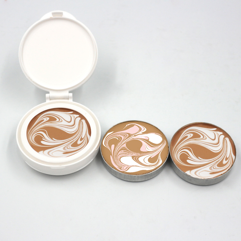 三色雙色水光粉凝霜BB霜保濕補(bǔ)水遮瑕水光濕粉霜粉凝霜