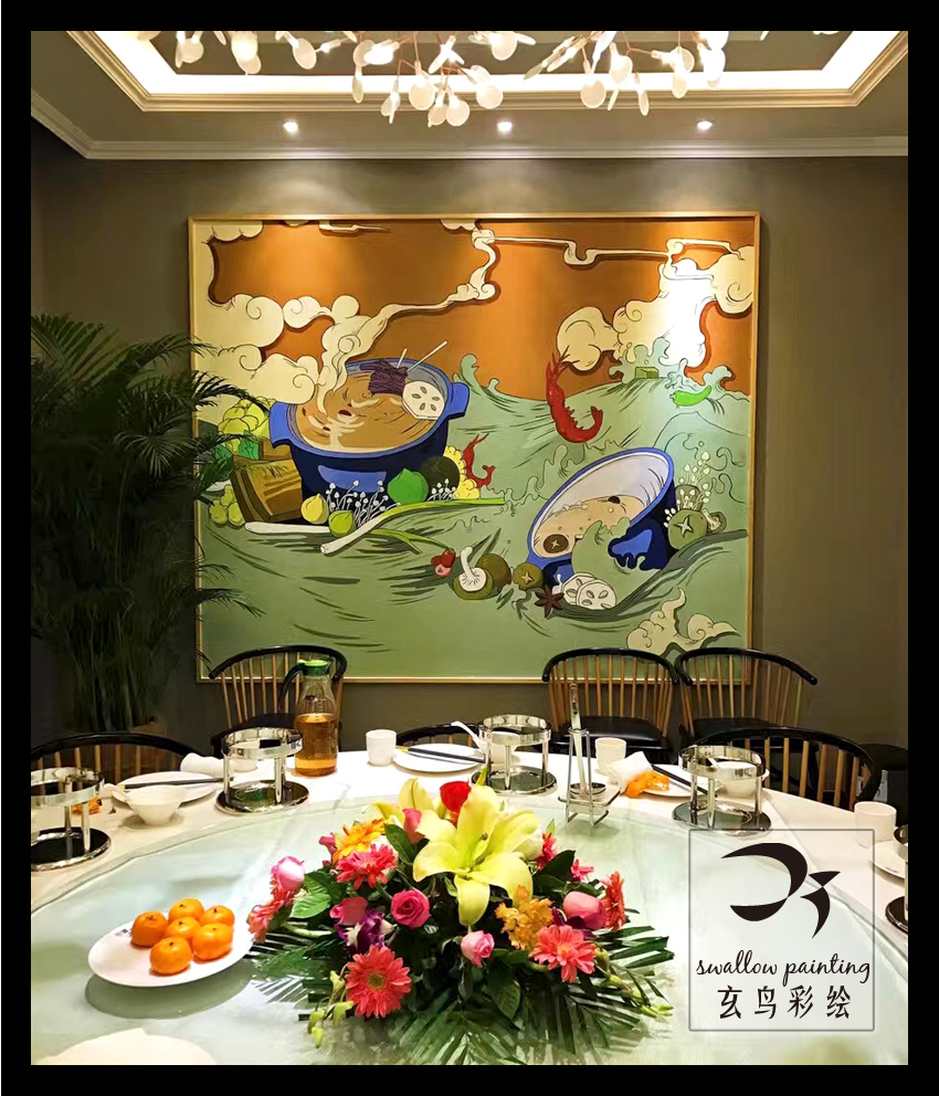 濟(jì)南墻繪公司|玄鳥彩繪