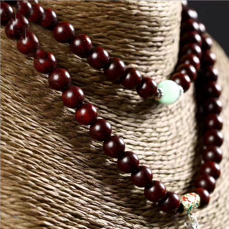 九華山善福6mm*108顆 九華山6mm*108顆小葉紫檀