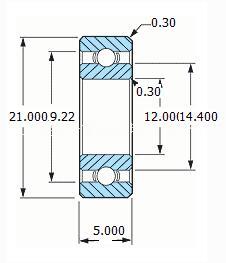 日本美蓓亞NMB6801ZZL-2112軸承一級(jí)代理常州大量現(xiàn)貨