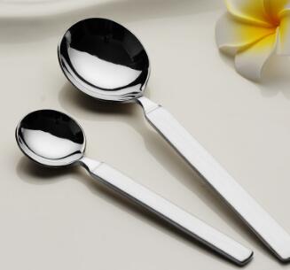 牛排刀叉勺 304不銹鋼西餐具套裝韓式刀叉三件套 可定制LOGO 304不銹鋼大漏勺