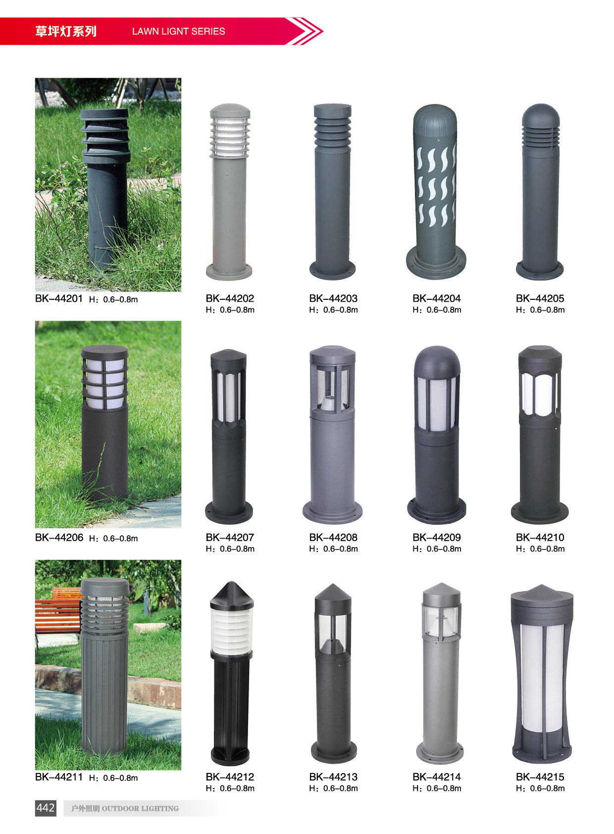 草坪燈、太陽能草坪燈系列