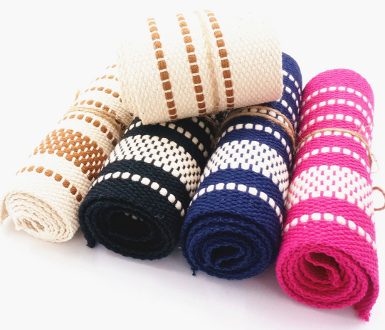 漁夫鞋面料廠家直銷 梭織棉線面料批發(fā) 透氣布料編織布供貨商